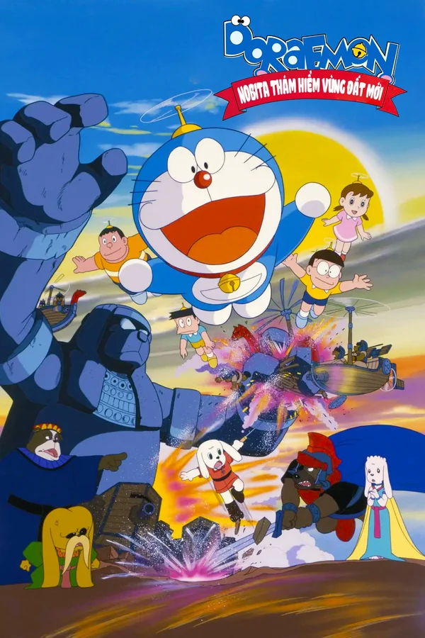 Xem Doraemon: Nobita Thám Hiểm Vùng Đất Mới Online - Cùng Xem Cùng Chill | Phim Hay C