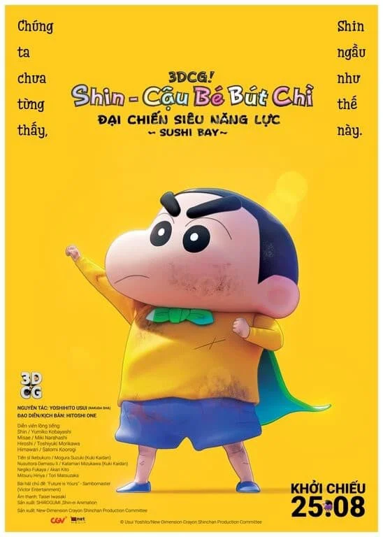 Xem Shin Cậu Bé Bút Chì: Đại Chiến Siêu Năng Lực Sushi Bay Online - Cùng Xem Cùng Chill | Phim Hay C